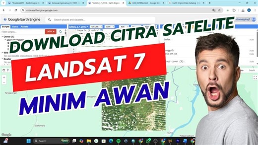 RS Series #03 Cara Download Citra Landsat 7 Tahun Terdahulu Minim Awan di Google Earth Engine | Andika Krismondo