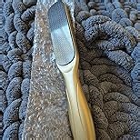 Nano Glass Foot File, Foot Callus Remover, Double Sided Pedicure Tools for Feet, Dual Use of Dry and Wet, Professional Hygienic Foot Scrubber to Achieve Smooth, Silky Feet Instantly (Golden)