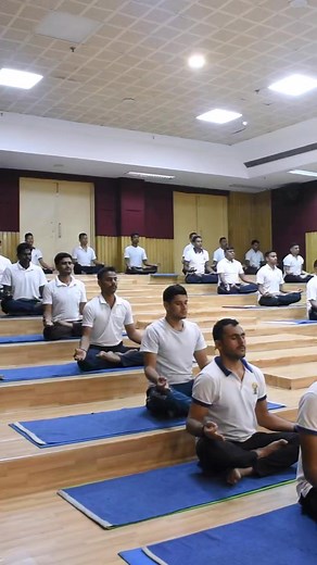 2.7K views · 93 reactions | Take a moment to unwind with Quick Relaxation Technique (QRT). Breathe in calm, breathe out stress. Feel the difference in just minutes! #QRT #Relaxation #Mindfulness | Morarji Desai National Institute of Yoga | Facebook