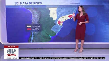 Frente fria chega ao Sudeste do Brasil | Previsão do Tempo