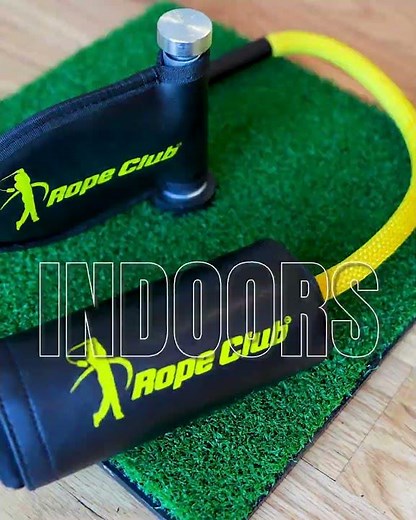 Rope Club Golf Swing Trainer - Practice your golf swing anywhere!