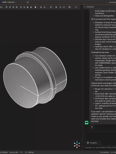 Save time by naming a standard and converting it into a part. #mechanicalengineering #AITools #GenerativeAI #software #TextToCAD #fyp