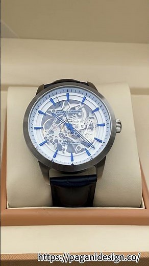 PAGANI DESIGN PD1638 Skeleton Men's Automatic Watches 43mm Stainless Steel Mechanical Wrist Watches