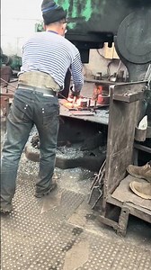 Inside the factory This Steel Is 1200°C! Forging Bearing Rings Like a Beast 🔥 #process #forging