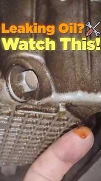 Massive Oil Leak?! – The Hidden Problem You Need to Check! - 2012 Ford Escape 3.0 #ford #shorts