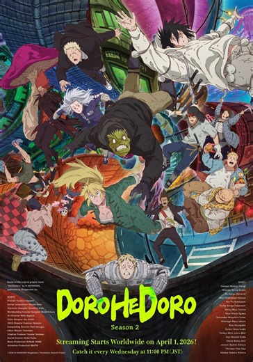 Dorohedoro Season 2 - watch full episodes streaming online