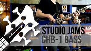 Bassist Dan Plimmer and drummer Joe Bradley play a motown/funk jam (that we decided to call "Flowtown") on the Chowny CHB-1 Short Scale Semi-Hollow bass. | Chowny Bass