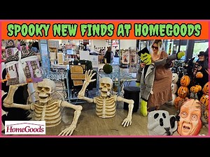 SPOOKY NEW HALLOWEEN FINDS AT HOMEGOODS | Store Walk Thru | #homegoods #halloween