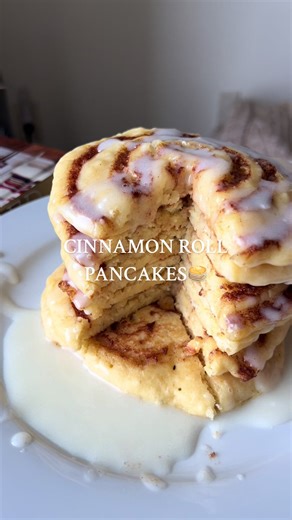 Cinnamon Roll Pancakes Recipe