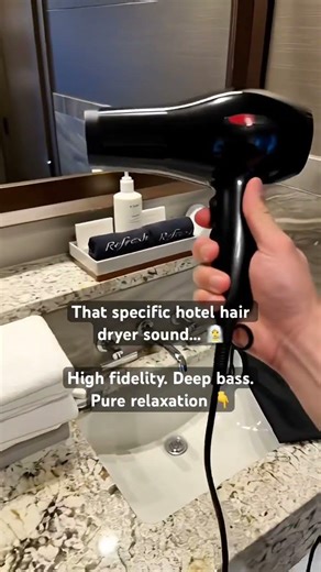 5-Star Hotel Hair Dryer ASMR 🏨🚿