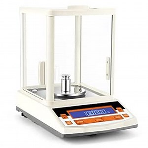 Bonvoisin Analytical Balance 300gx1mg Precision Lab Scale 0.001g Digital Analytical Scale RS232 Interface Laboratory Electronic Balance LCD Display with Windshield (300g, 1mg)