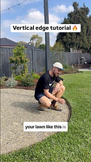 Vertical edge tutorial! Loving the feel on this 36v line trimmer from Ryobi, hope these tips help!!