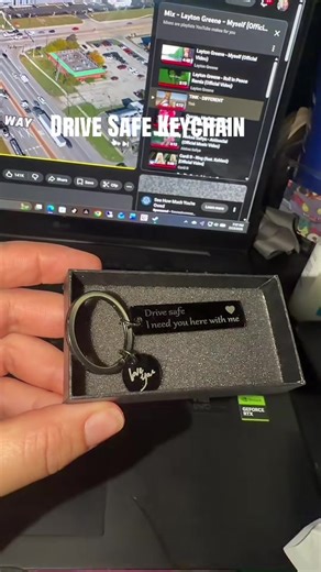 Drive Safe Keychain #drivesafe #keychain