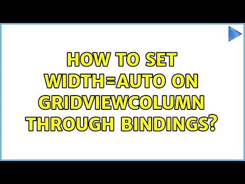 How to set width=auto on GridViewColumn through Bindings?