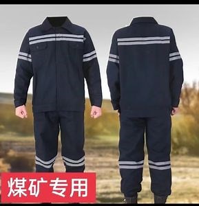 [Hot Item] Coal Mine Underground Labor Protection Work Clothes Anti-Static Work Suit