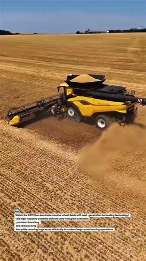 CR11 Titan Grain Beast Harvesting Wheat 🌾🚜 #CombineHarvester #SmartFarming #AgriTech