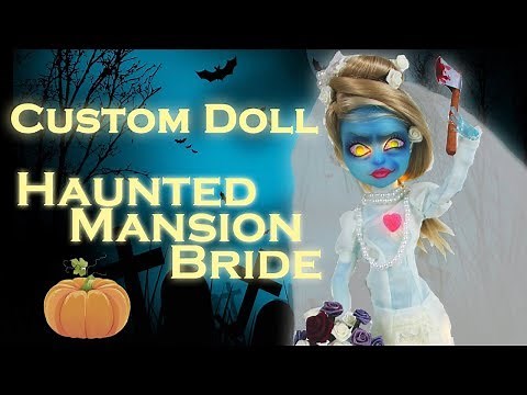 Custom Doll Repaint! Disney's Haunted Mansion Ghost Bride Constance Hatchaway OOAK