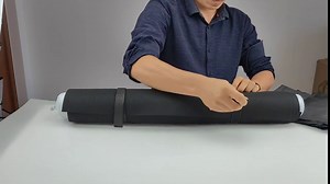 Jigsaw Puzzle Mat Roll Up, Portable Puzzle Storage and Keeper Can Holder Up to 1500 Pieces for Jigsaw Puzzle Player / 48"x26" Black