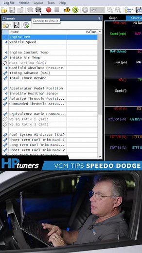 ⚙️ New tires? Different gear ratio? Recalibrate your Dodge's speedo using VCM Editor. Watch how it's done. 👆See the full tutorial on our YouTube channel @hptuners. | HP Tuners