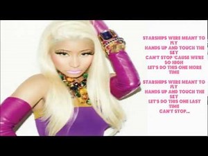 Nicki Minaj- Starships (Clean/ Radio edit) with lyrics (New 2012) [HD]
