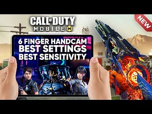 The Ultimate CODM Settings | 6 Finger HUD | Basic Settings | Sensitivity | Hand Cam | iPad & Tablet