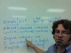 past and present participles