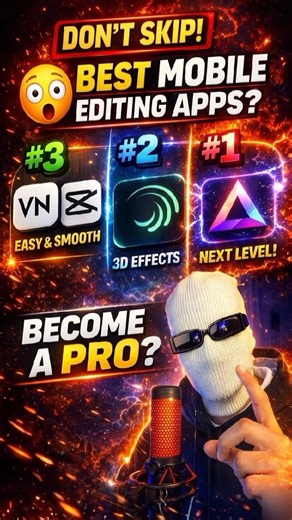 Top 5 Best Video Editing Apps 2026 🔥 Mobile Se Pro Editing Kaise Kare!
