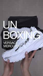 Unboxing: @Versace’s latest footwear innovation, Mercury, blends technicality and comfort in a nod to Sci-Fi-inspired design. Discover how the brand channels its heritage in craftsmanship to deliver a future footwear artifact in a closer look with Hypebeast. | HYPEBEAST