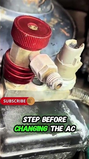 AC Gas Release Before Pressure Switch Replacement!