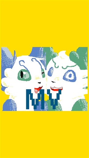 Hq version of my Green&Blue flipnote #Flipnote #flipnotestudio #flipnote3d