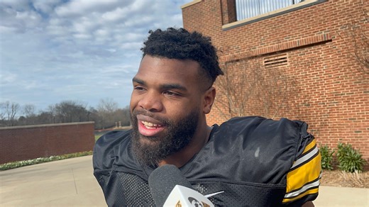 All-American Jay Higgins sizes up Missouri's offense, his final game as a Hawkeye