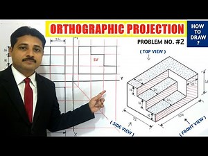 ORTHOGRAPHIC PROJECTION IN ENGINEERING DRAWING IN HINDI (Part-2) ‪@TIKLESACADEMYOFMATHS‬