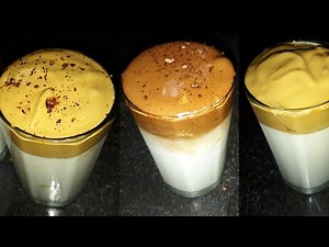 Dalgona coffee Recipe - How to Make Dalgona Coffee | dalgona coffee 2 ways | cocoa powder dalgona