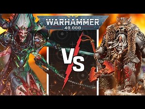 *NEW DETACHMENTS* Space Wolves vs Emperor's Children | Warhammer 40k Battle Report