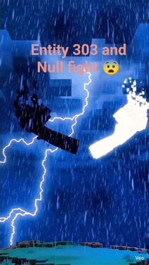 Entity 303 and Null fight. #minecraft