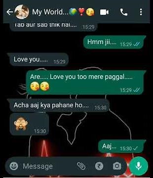 🥰😘Romantic Conversation #couple #romanticstatus
