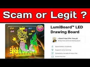 Cosmody LumiBoard LED Drawing Board Review - Legit or Scam Product?