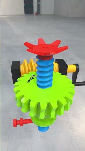 Lifting Heavy Loads with a Simple Gear! | Worm Gear Screw Jack