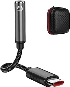 COOYA USB C to 3.5mm Audio Jack for Samsung S20 FE S21 S22 5G OnePlus 8T Headphone Adapter USB C to Aux Dongle Stereo Earphone Connector for iPad Air 4 iPad Pro Google Pixel 5 6 Galaxy Note 20 Z Flip3