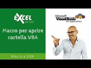 Macro per aprire cartella VBA