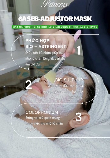 Mặt nạ phục hồi se khít lỗ chân lông Christina BioPhyto 6A Seb-Adjustor Mask #chamsocda #spaquan11 #xhtiktok #princessskincarespa #spachamsocda #biophyto #biophytochristina