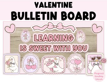 Valentine Goose Frames Bulletin Board