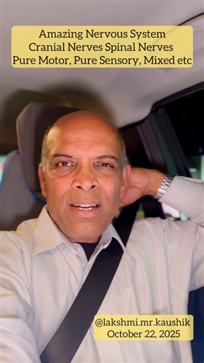 Amazing Nervous System - Cranial Nerves Spinal Nerves - Pure Motor, Pure Sensory, Mixed etc | Lakshmi M. R. Kaushik