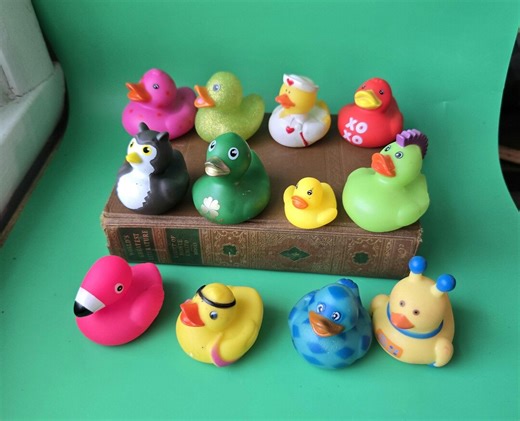 Rubber Duck Collection of 12 - Valentine Duck Nurse Duck Owl Duck St Patrick Duck - Yellow Rubber Ducky - Etsy