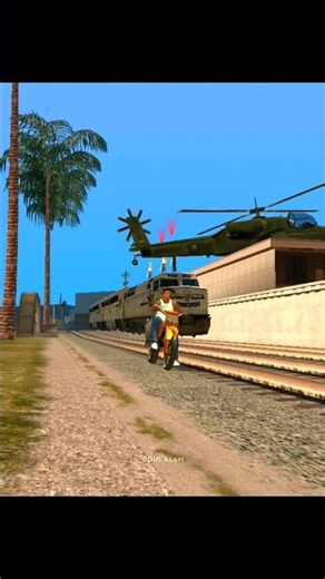 IQ Hunter Helicopter OUTPLAY | GTA San Andreas #gtasanandreas #gtasa #shorts