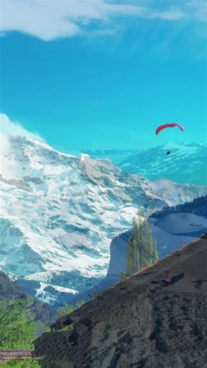 "Flying High Over the Alps | Paragliding Adventure in Paradise"