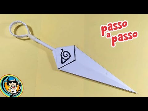 HOW TO MAKE PAPER KUNAI WITH 2 SHEETS / STEP BY STEP / NARUTO