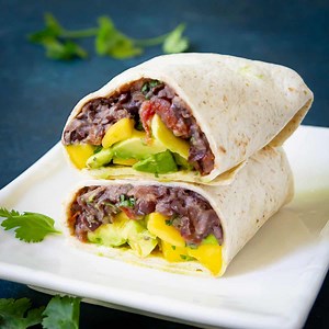 No-Cook Black Bean Wraps