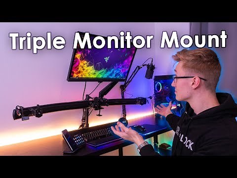 My Triple Monitor Mount Setup