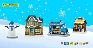 Exclusive Winter Wonderland figurines only at Dollar General. | Dollar General